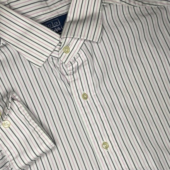Polo Ralph Lauren Regent Classic Fit Men’s 16 34/35‎ Long Sleeve Shirt - Picture 1 of 6